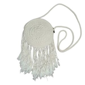 SUN N SAND CROCHETED BOHO CROSSBODY BAG